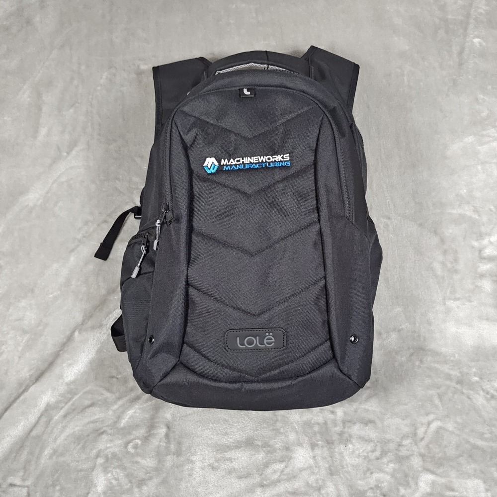 Lole Quilted Backpack Black Padded Laptop Sleeve Commuter Travel Hike New